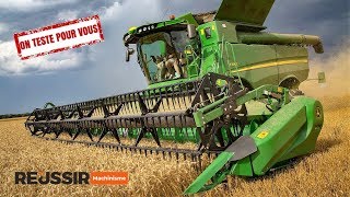 Essai moissonneusebatteuse John Deere S770i [upl. by Cobb]