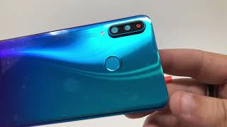 Présentation de la vitre arrière bleue dorigine HUAWEI pour le P30 Lite [upl. by Glarum434]