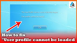 How to Fix User Profile Cannot be Loaded windows 7  2023 [upl. by Toni]