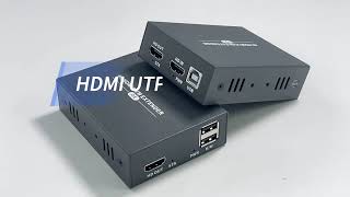 HT249HK HDMI 4Kx2K60Hz 50m KVM Extender [upl. by Burty]