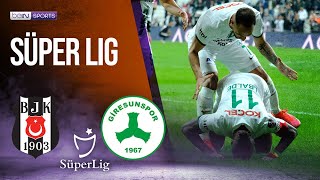 Besiktas vs Giresunspor  SÜPER LIG HIGHLIGHTS  112721  beIN SPORTS USA [upl. by Duthie362]