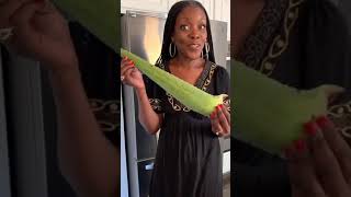 How To Cut An Aloe Vera Leaf [upl. by Adnelg967]