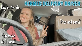 day in the life of a Hermes delivery driver  how much I work and earn [upl. by Osugi]