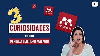 CURIOSIDADES SOBRE O MENDELEY REFERENCE MANAGER [upl. by Ferro]