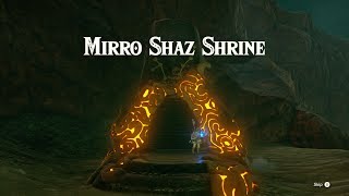 Zelda BOTW  51120 Mirro Shaz Shrine Central Tower Region [upl. by Agarhs]