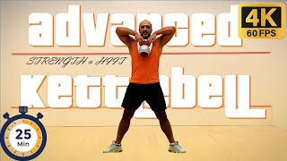 25 Min  Advanced KettleBell Workout  Strength amp HIIT  onaydodanli [upl. by Eeroc]