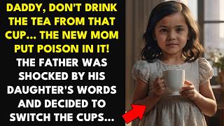 DADDY DONT DRINK THE TEA FROM THAT CUP THE NEW MOM PUT POISON IN IT THE FATHER WAS SHOCKED [upl. by Kassia75]