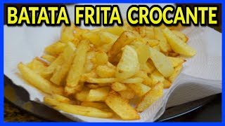 BATATA FRITA EM ÓLEO FRIOCROCANTE E SEQUINHA [upl. by Shoemaker]