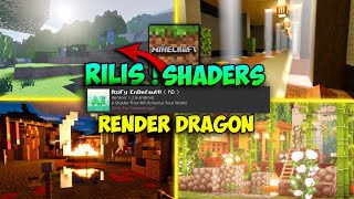 RILIS SHADERS RENDER DRAGON MCPE 120 RTX   Shaders for mcpe 120  mcpe shaders 120  shaders [upl. by Enilatan260]