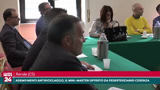 Rende Adempimenti antiriciclaggio il mini master offerto da Federterziario Cosenza [upl. by Llenrahs]