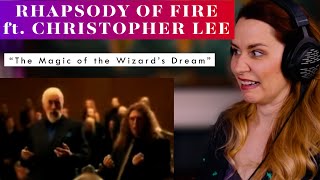 Rhapsody of Fire ft Christopher Lee Vocal ANALYSIS Lets hear some Sarumon heavy metal [upl. by Dulcle466]