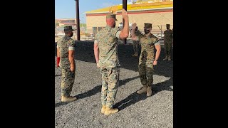 Marine Corps ReEnlistment Ceremony MCAS Yuma [upl. by Wickner]