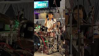 SSKRU JAZZ BAND Drummer of the Sisaket Rajabhat University Jazz Band [upl. by Azelea]