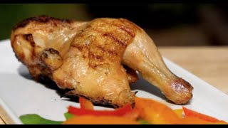 Simplement Soulard Grillade de poulet de Cornouailles farci au pesto 22 mai 2014 [upl. by Analim5]