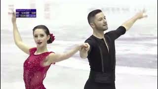 Lilah Fear  Lewis Gibson  Short Program  NHK Trophy 2018 [upl. by Arsi]