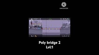 Poly bridge 2 lvl1  gaming polybridge2  like and subscribe [upl. by Thema452]