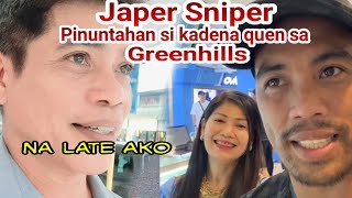 Japer Sniper Pinuntahan Ko Sa Greenhills Shoping Mall [upl. by Ateekal]