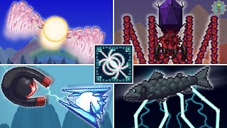 All Bosses in Polarities Mod New Big Update  Terraria [upl. by Nnael]