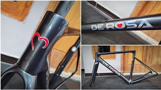 Warna Eksklusif Dark Grey Mica‼️ Repaint Frame De Rosa Merak [upl. by Andrei]