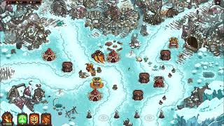 Kingdom Rush Vengeance Stage 9 Northerners Village Iron Challenge [upl. by Yllac]