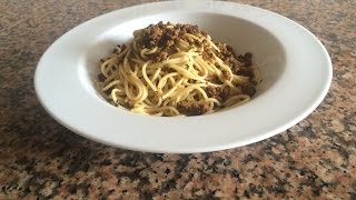 سباكيتي بالكفتة spaghetti à la viande hachée [upl. by Nwahsad]