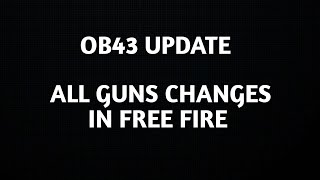 OB43 ALL NEW CHANGES😱MEGA UPDATE BIG CHANGES🤩FREE FIRE NEW UPDATE [upl. by Rotkiv]