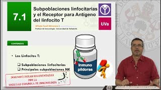 71 SUBPOBLACIONES LINFOCITARIAS Y EL RECEPTOR PARA ANTÍGENO DEL LINFOCITO T [upl. by Power]