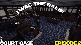 I Was The Bailiff For A Court Case  Cop Episode 3  New Leaf RP [upl. by Aehcim]