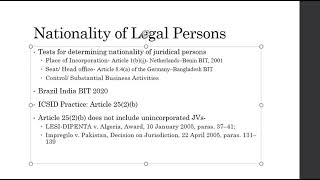 Lecture 11 Legal Persons as Investors [upl. by Aizirk99]