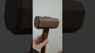 The finished mallet wood woodworking mallets hammer woodworkingtools handtools [upl. by Corinna]