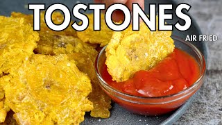 Crispy amp Easy Air Fryer Tostones The Ultimate Plantain Recipe [upl. by Novj577]