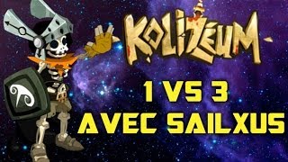 1 VS 3 en Kolizéum avec Sailxus Sram 198  DOFUS [upl. by Lurlene]