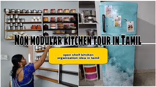 🌼Non Modular kitchen tour in Tamil🌼 Kitchen Organization ideas in Tamil✨kitchentour vlogtamil [upl. by Laughton]