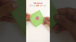 ❤️😘❤️🥰end result  cute card ideas diy art shorts shortsfeed trendingshorts subscribe [upl. by Yllom]