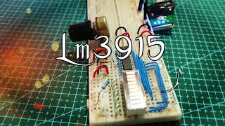 LM3915 NIVEL DE VOLTAGE [upl. by Zile]