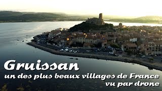 Gruissan un des plus beaux villages de France filmé par drone en 4K [upl. by Kalil]