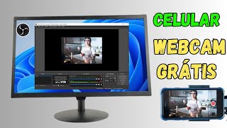 Como usar o Celular como Webcam no OBS Studio  Novo Método Grátis e full qualidade  2025 [upl. by Alimak717]