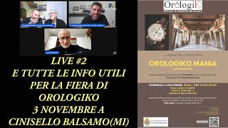 2 Live con ospiti tutte le info e domande sulla fiera di Cinisello Balsamo [upl. by Mcevoy]