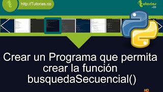 funciones – python funcion busqueda secuencial en vector [upl. by Ethan]