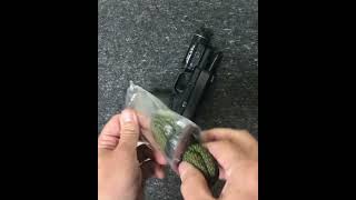 THERES A SNAKE IN MY GUN guncleaning shorts boresnake glock19 9mm [upl. by Doralin]