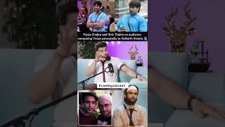 Vivian kis kisko Sid jesa lagta hai❓️viviandsena sidharthshukla paraschhabra podcast [upl. by Ashbaugh]