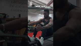 Close Vs Wide Grip Seated Cable Row backworkout fitness fitnesstips [upl. by Anniahs]