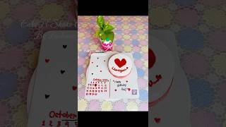 Calendar Theme Cake💘 calendercake cakedecorating cakeshorts viralvideo fyp foryou cake [upl. by Mas]