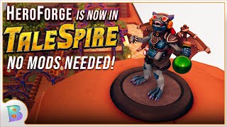 Tutorial HeroForge in TaleSpire  NO MODS [upl. by Eibur]