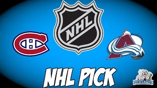 Montreal Canadiens vs Colorado Avalanche 11524 NHL Free Pick  NHL Betting Tips [upl. by Joletta]