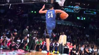 JaVale McGee Reverse Base Line Dunk 2192011 NBA Dunk Competition [upl. by Amos580]