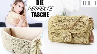 TASCHE selber häkeln TEIL 1 »Lalalunia« [upl. by Relyhcs]