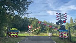 Spoorwegovergang HouthemSint Gerlach Valkenburg  Dutch Railroad Crossing [upl. by Malan10]