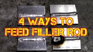 TFS TIG Simple  4 Ways to Feed Filler Rod [upl. by Avot]