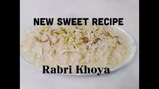 Rabri Khoya  New Sweet Recipe  Rabri Khoya  By Cooking with Shabana [upl. by Lasonde812]